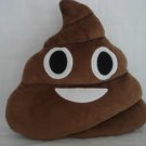 Poop Face Emoji Pillow