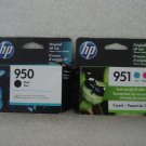 HP Ink Cartridges Black 950 Color 951