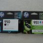 HP Ink Cartridges Black 950 Color 951