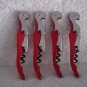 TrueTap Skyside Corkscrew Wine Openers NEW 4 Wine Openers Burgundy Red