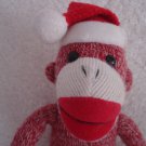 Sock Monkey in Santa Hat Galerie Sock Monkey in Santa Hat Galerie