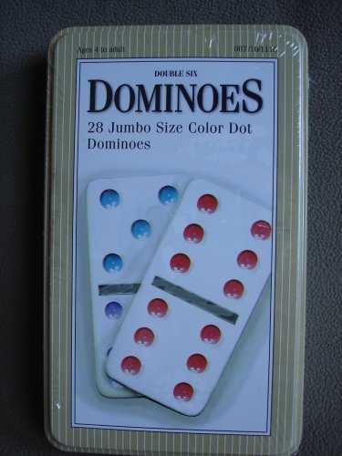 Double Six Dominoes Jumbo Size NEW