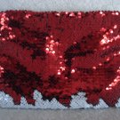 Womens Sequin Pouch Reversible NEW