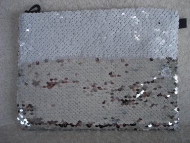 Womens Sequin Pouch Reversible NEW
