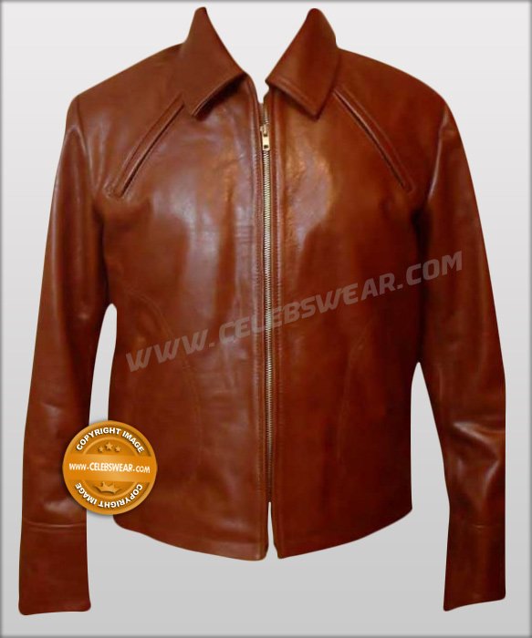Inception ARTHUR Brown Vintage Cowhide Leather Jacket