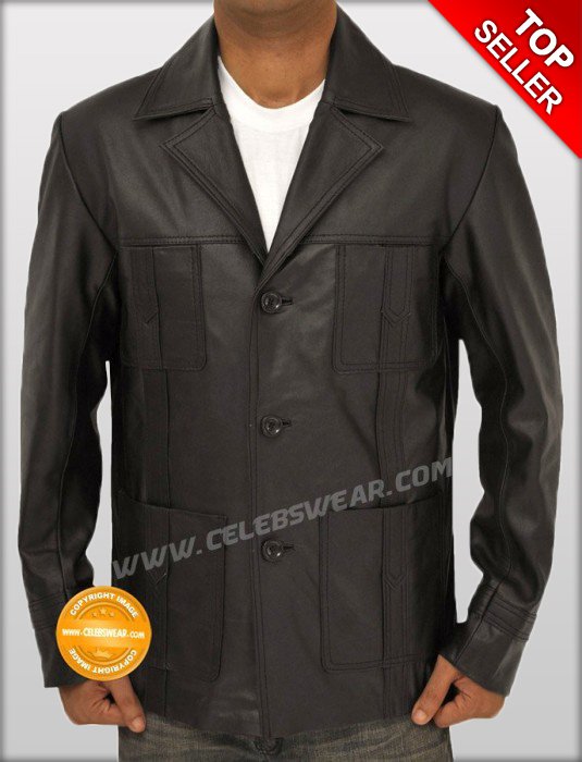 Sam Tyler Life on Mars Cowhide Black Leather Jacket