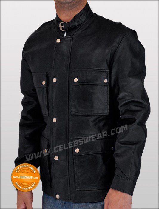 Curious Case of Benjamin Button Panther Leather Jacket