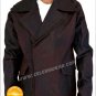 I Robot Del Spooner Distress Leather Jacket / Coat