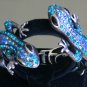 Rhinestones  Gecko Bracelet