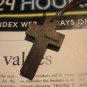 HOT!Fashion  Retro Pendant Black Cross Wood Long Necklace Gift(Free Shipping)