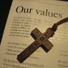 HOT!Fashion Retro Pendant Black Cross Wood Long Necklace Gift(Free Shipping)