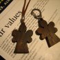 HOT!Fashion Retro Pendant Black Angel Wood Long Necklace Gift(Free Shipping)