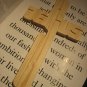HOT!Fashion Retro Pendant yellow Cross Wood "JESUS"(Free Shipping)