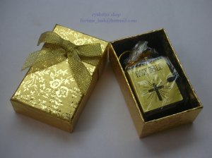 MINI BIBLE KEYRING(GOLD)WITH BOX