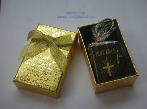 MINI BIBLE KEYRING(BLACK)WITH BOX