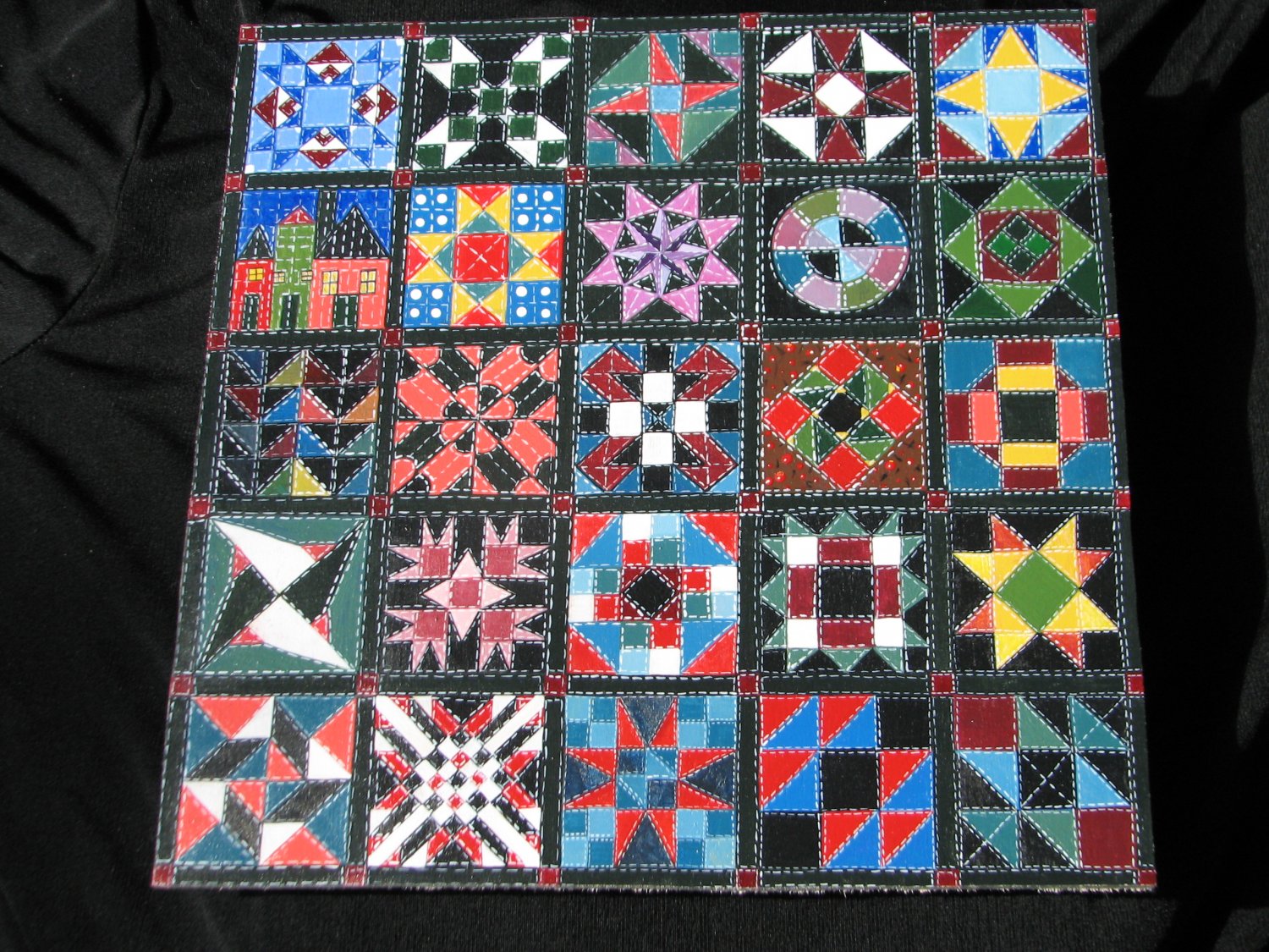 Quilt Sampler Wooden Jigsaw Puzzle
