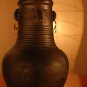 DEKORATIV BLACK CERAMIC FACE URNS