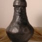 DEKORATIV BLACK CERAMIC FACE URNS
