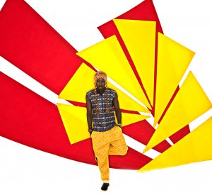 Yellow Ankara Turn-Up Pants