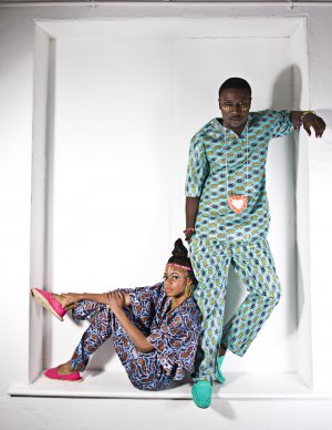 Blue Ankara Set