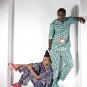Blue Ankara Set