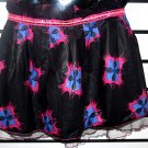Black and Pink  Net Skirt