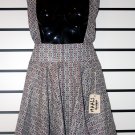 Grey Skirt with Suspemders
