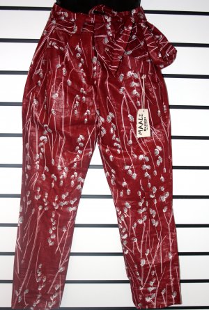 Maroon Tie Trousers