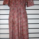 Long Pink Puff Sleeve Dress