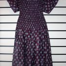 Purple Butterfly Sleeve Long Dress