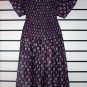 Purple Butterfly Sleeve Long Dress
