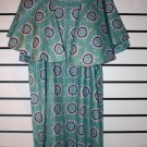 Blue Big Sleeved Long Dress