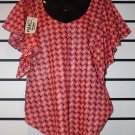 Pink Checked Butterfly Top