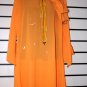 Orange Chiffon Long Gown