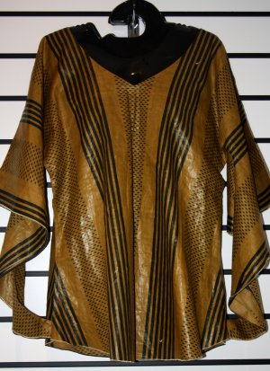 Mustard Ankara Print Top