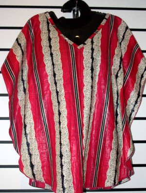 Pink Stripy Ankara Print Top