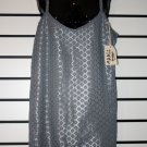 Silver Lace/ Satin Dress