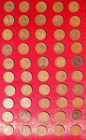 Bronze coin year 1958 One Paisa India - Scarce Coin