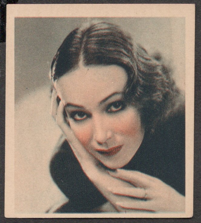 GODFREY PHILLIPS Dolores Del Rio MINT CARD SHOTS FROM THE FILMS