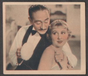 GODFREY PHILLIPS Adolphe Menjou and Genevieve Tobin MINT CARD SHOTS FROM THE FILMS