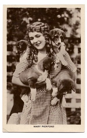 MARY PICKFORD PICTURE POSTCARD BRITISH MFD  No.230  "Picturegoer"  Series, 88, Long Acre, London