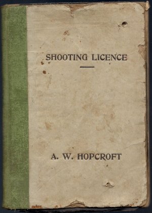 VINTAGE BRITISH INDIA 1946 LICENCE TO KILL - RARE