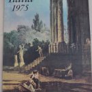 VINTAGE STUNNING RARE ART CALENDER ITALIA 1975
