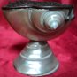 ANTIQUE TWO PIECE Pleurotomaria Rumphii Shell STAND