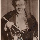 RARE SIGNED LESSER KNOWN BRITISH THEATER ARTIST CHRISTIAN MORROW PICTURE POSTCARD 1920'S