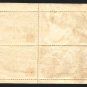 HYDERABAD INDIA WWII WAR PURPOSES FUND LABEL 1939 MINT BLK OF FOUR