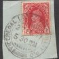 British India Viceroy Camp PO 1939 - Postal mark on piece