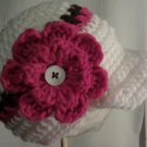 crochet baby girl newsboy hat u pick the size