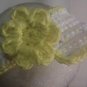 crochet baby girl sun visor "hat" ( u pick the size)