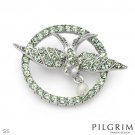 PILGRIM SKANDERBORG, DENMARK Stunning Brand New Brooch With Precious Stones